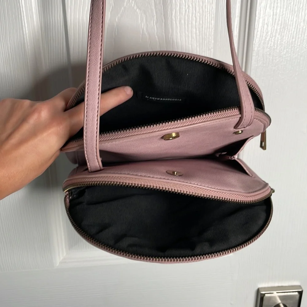 Anthropologie Pastel Half moon crossbody handbag - Picture 4 of 5